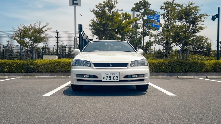 Skyline ER34 Coupe Pearl White Tokyo JDM Rental - photo 2