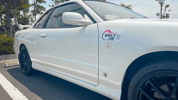 Skyline ER34 Coupe Pearl White Tokyo JDM Rental - photo 14