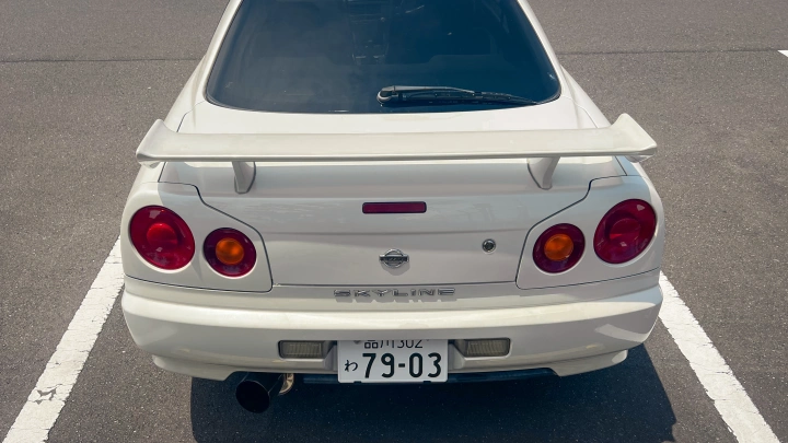 Skyline ER34 Coupe Pearl White Tokyo JDM Rental - photo 8