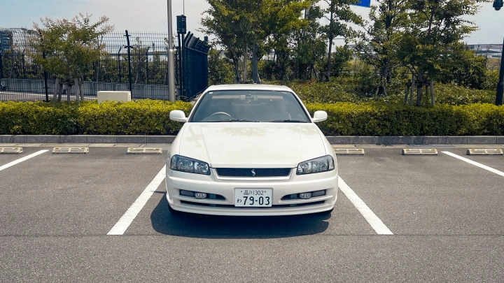 Skyline ER34 Coupe Pearl White Tokyo JDM Rental - photo 10