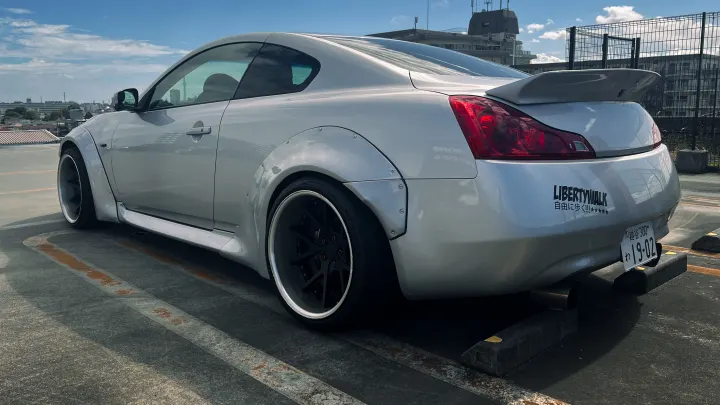 370GT (Infiniti G37 Coupe) LBWK Version Tokyo JDM Rental - photo 5