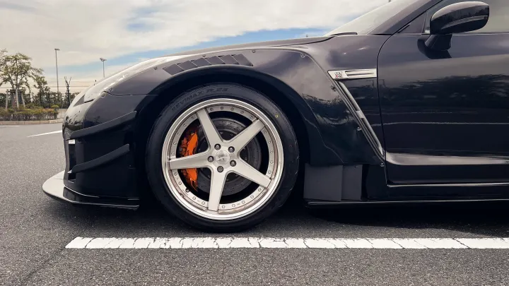 Nissan GT-R R35 LBWK Black Dragon Night Self-Drive Tour | Daikoku PA 2