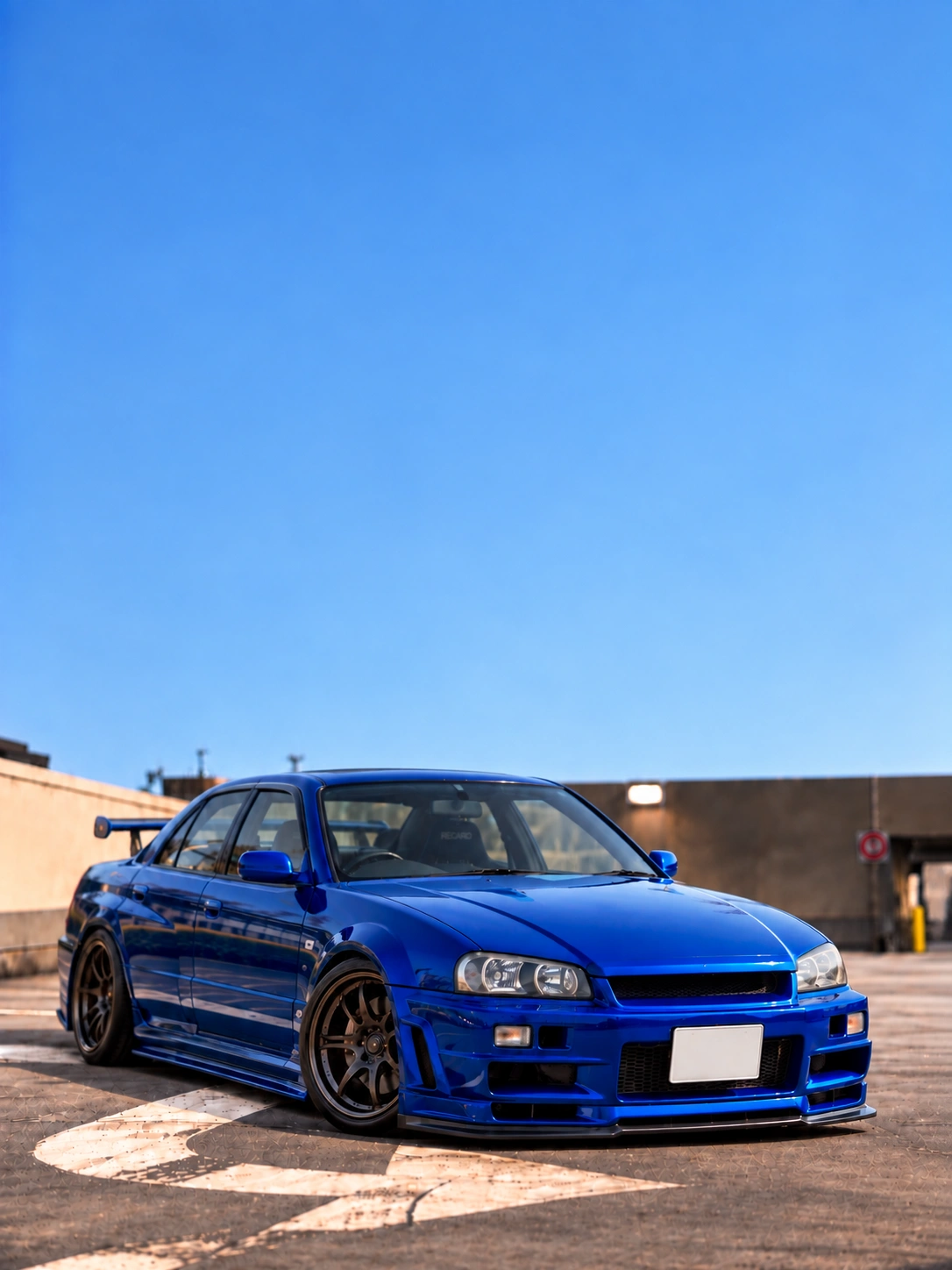 NISSAN Skyline R34 ER34 Sedan Nissan Skyline R34 ER34 Sedan Bayside Blue