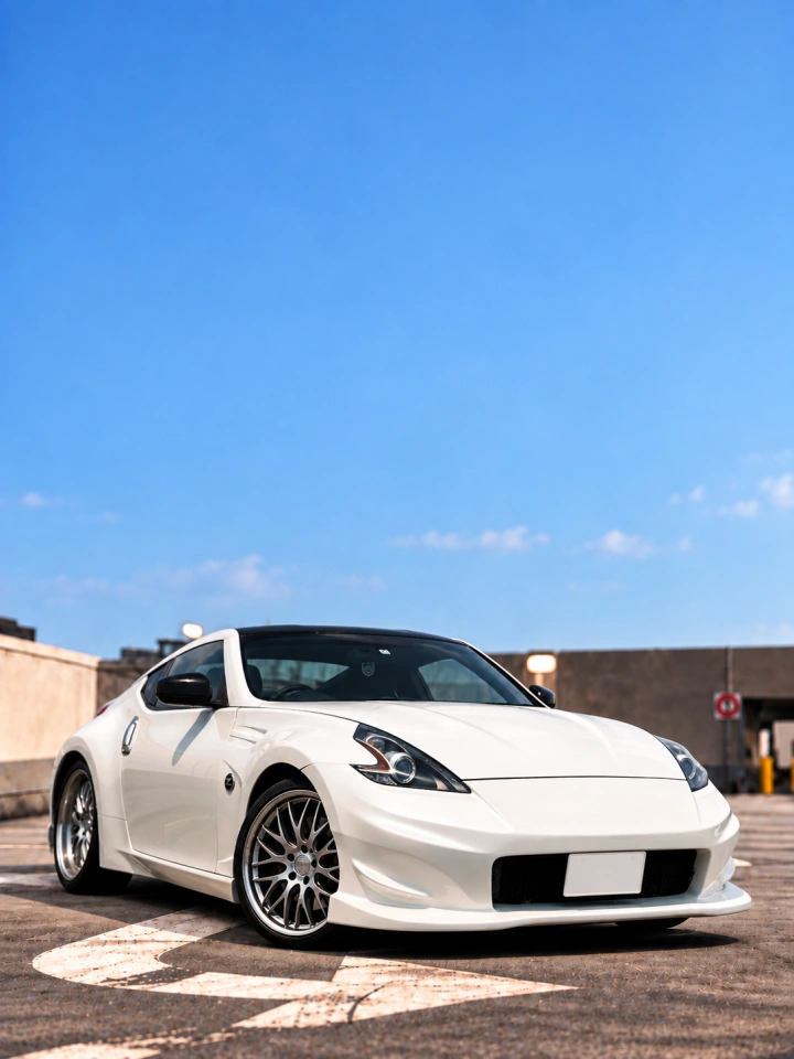 Nissan 370Z Z34 Hakutaku Rental in Tokyo | OnlyJDM
