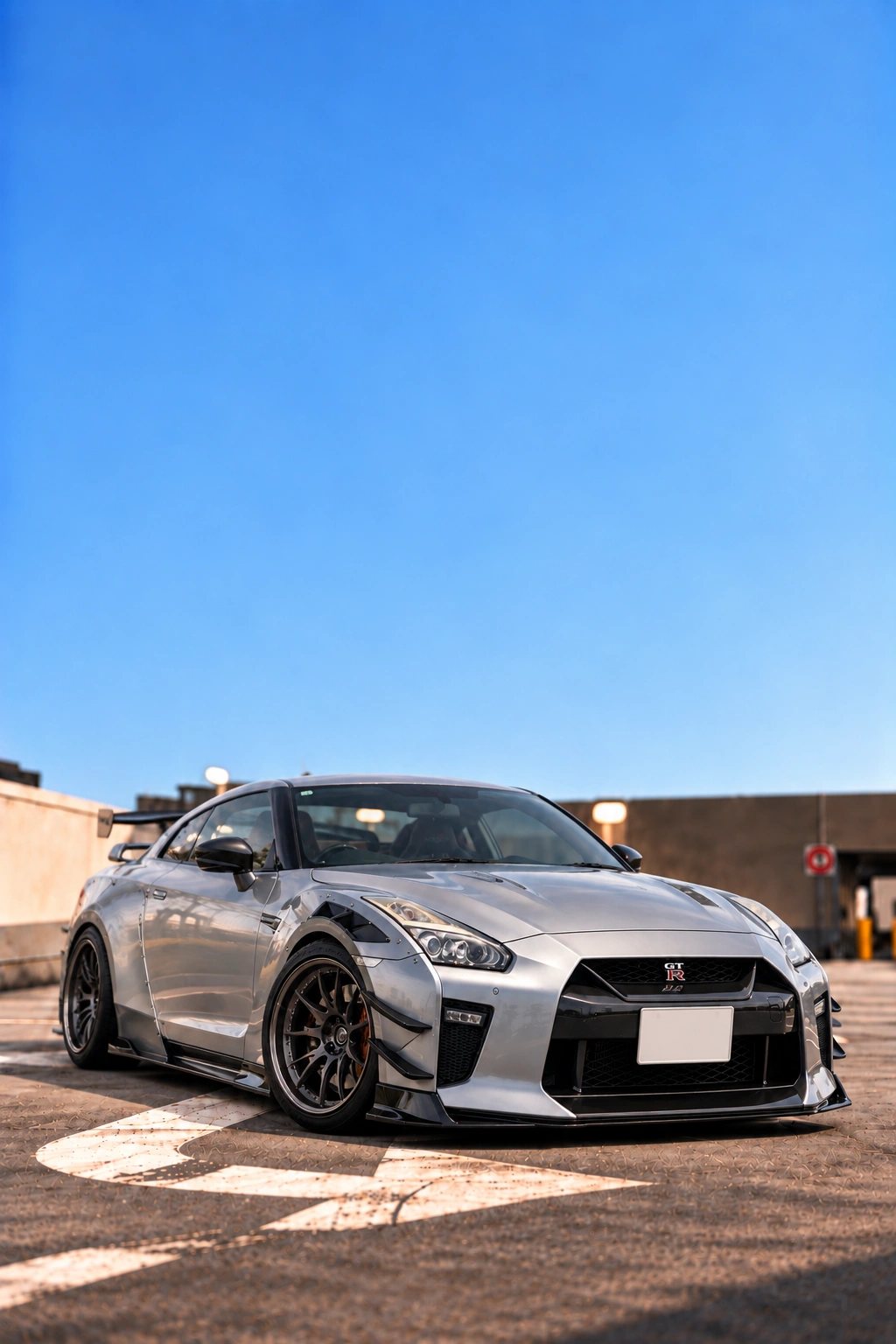 NISSAN GT-R R35 Nissan GT-R R35 LBWK Silver Dragon