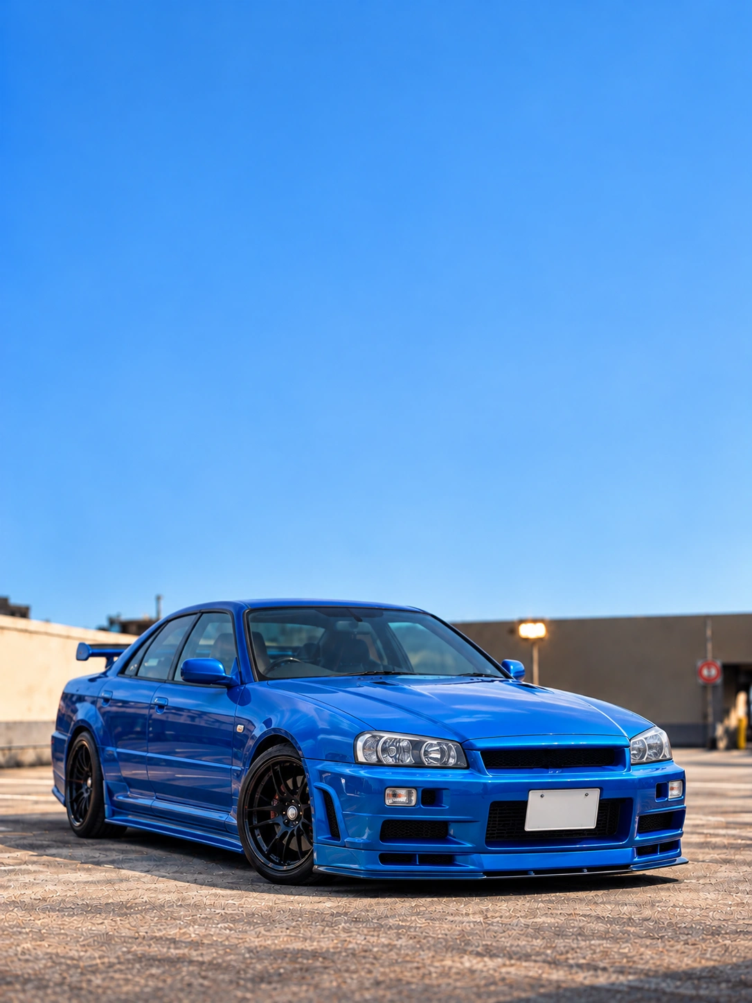 NISSAN Skyline R34 HR34 Sedan 日産 スカイライン R34 HR34 セダン ベイサイドブルー 3号車