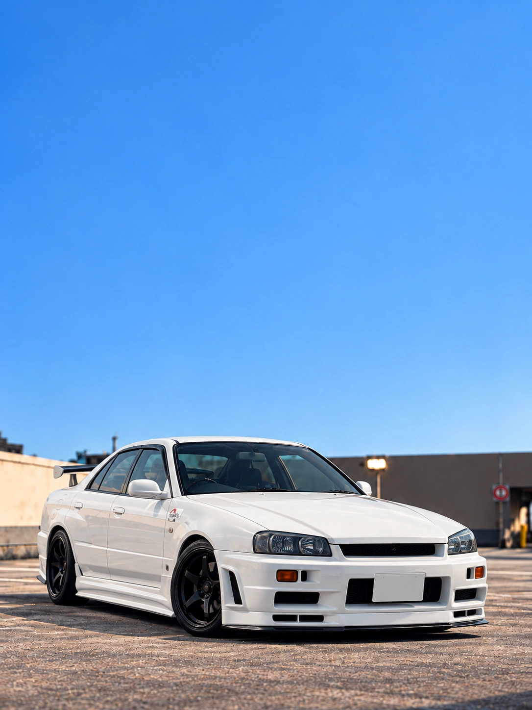 NISSAN Skyline R34 HR34 Sedan 日産 スカイライン R34 HR34 セダン パールホワイト