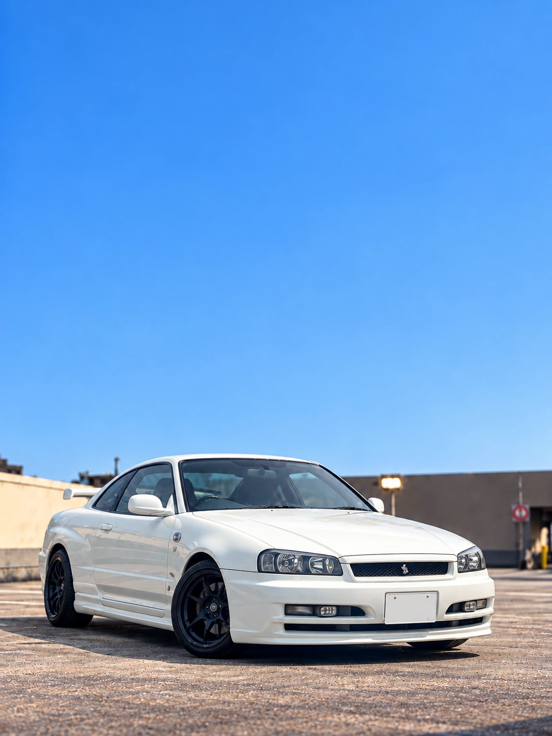 NISSAN Skyline R34 ER34 Coupe 日産 スカイライン R34 ER34 クーペ パールホワイト