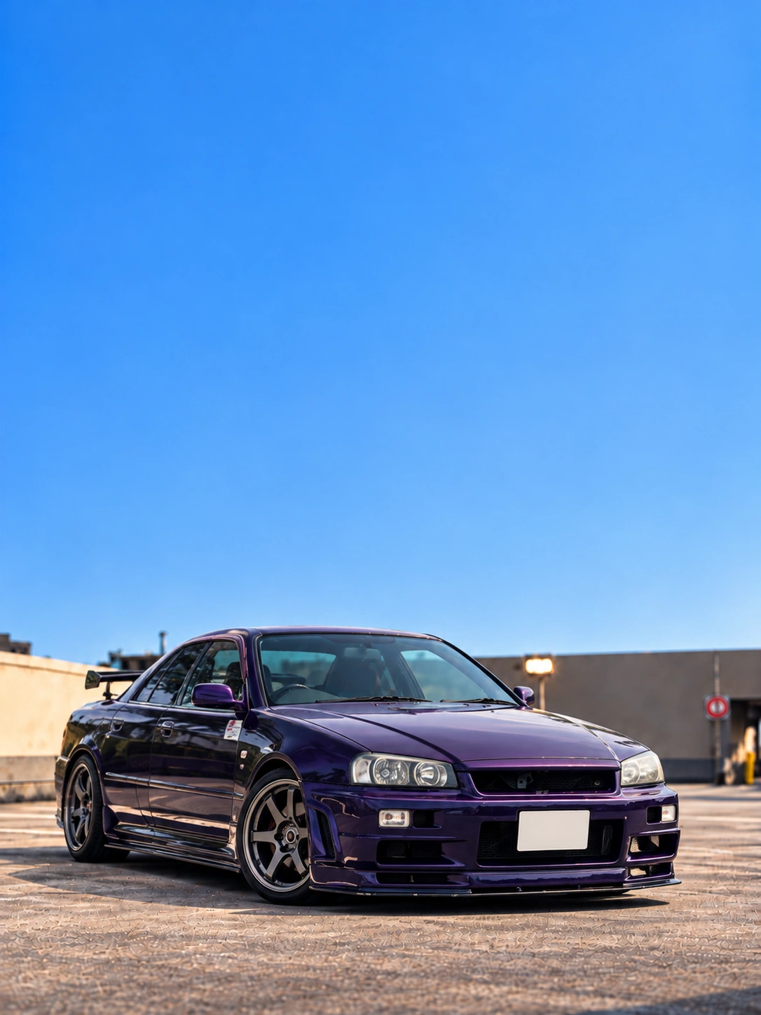 NISSAN Skyline R34 HR34 Sedan 日産 スカイライン R34 HR34 セダン ミッドナイトパープル